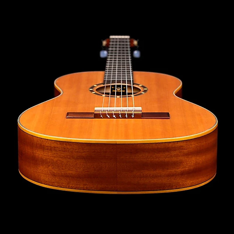 Ortega Family Series R122L-3/4 3/4 Size Left-Handed Classical Guitar Satin Natural 0.75