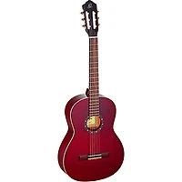 Ortega Family Series Pro R131SNWR Slim Neck Classical Guitar Transparent Wine Red
