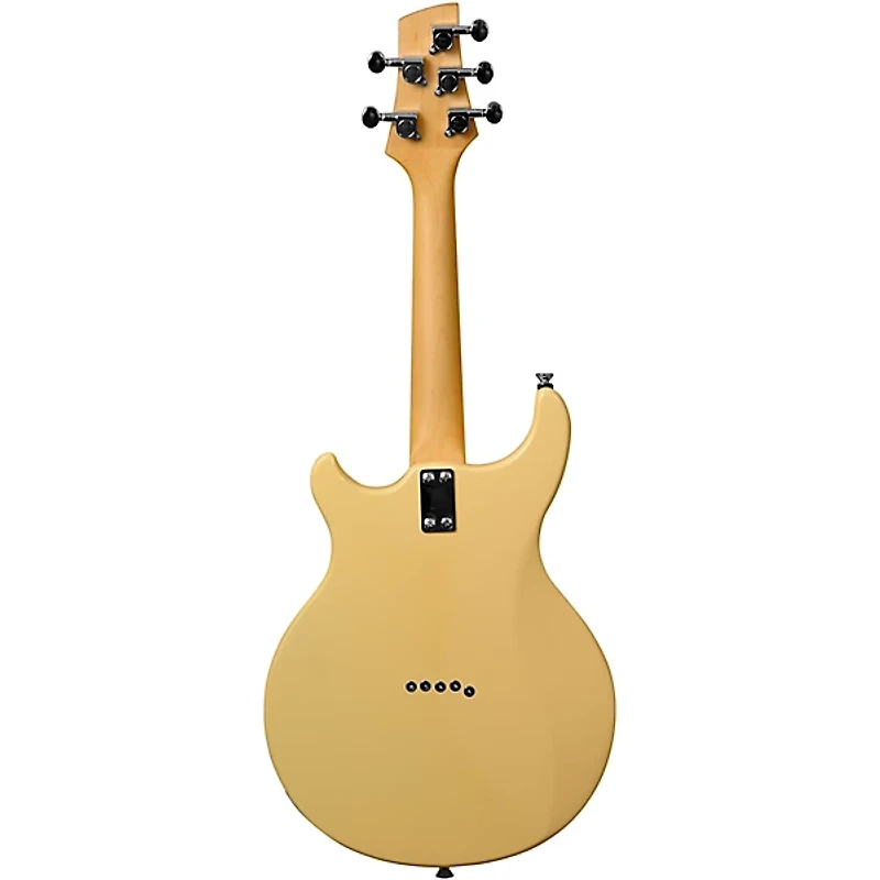 Gold Tone GME-5/L Electric Solidbody 5-String Mandolin For Left Hand Players Cream Gloss