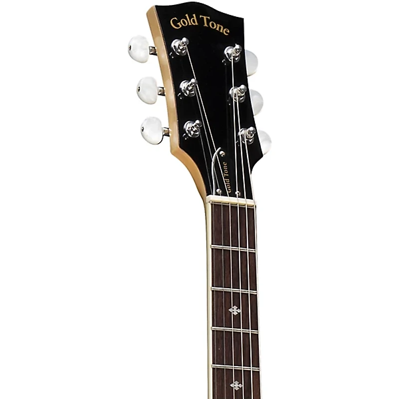Gold Tone Professional 6-String Banjitar For Left Hand Players Gloss Natural