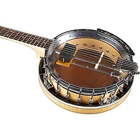 Gold Tone Professional 6-String Banjitar For Left Hand Players Gloss Natural