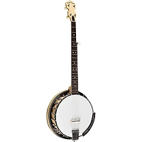 Gold Tone MC-150R/P/L Left-Handed Maple Classic Banjo with Steel Tone Ring Gloss Natural