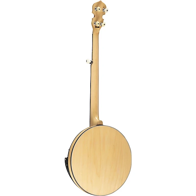 Gold Tone MC-150R/P/L Left-Handed Maple Classic Banjo with Steel Tone Ring Gloss Natural