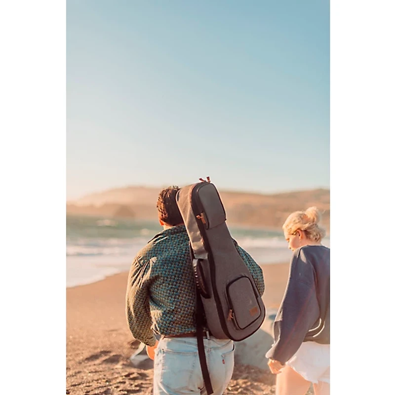 Kala Goat Rock Gray Sonoma Coast Ukulele Gig Bag Gray Baritone