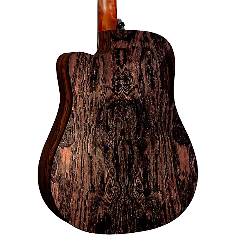 Restock Lag Guitars Tramontane HyVibe THV30DCE Dreadnought Acoustic-Electric Smart Guitar Natural