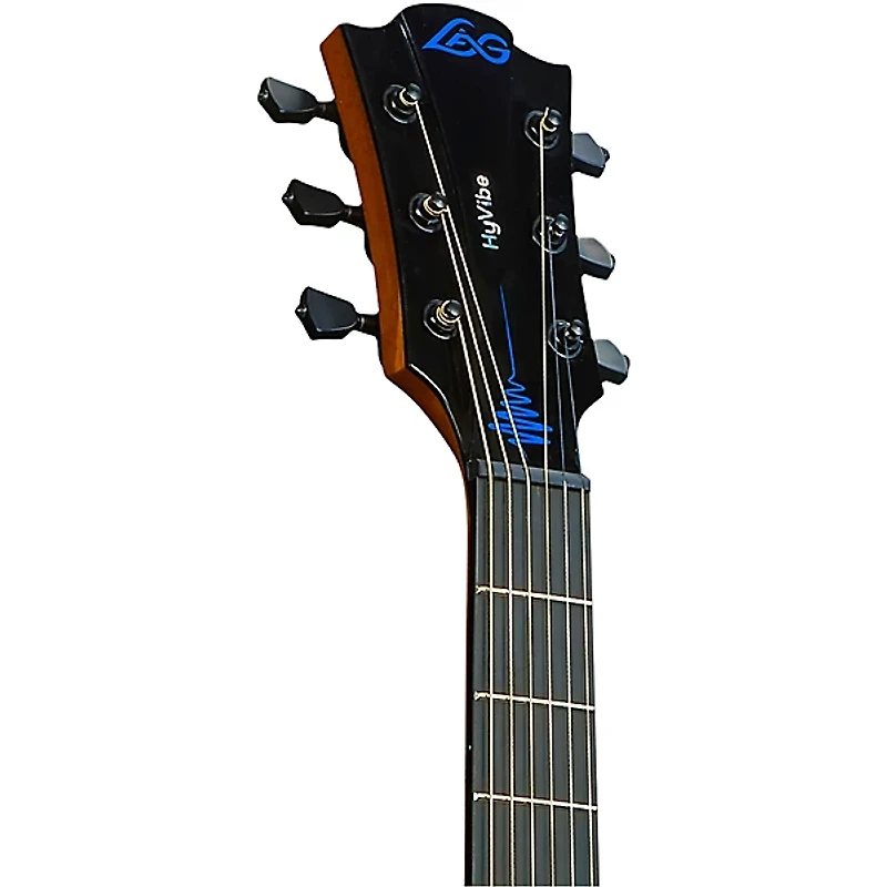 Restock Lag Guitars Tramontane HyVibe THV30DCE Dreadnought Acoustic-Electric Smart Guitar Natural