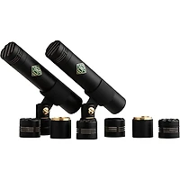 Soyuz Microphones 013 FET-MAC-B Matched Pair Small Diaphragm FET Microphones Black Finish (cardioid, omni and hypercardioid capsules, 10dB pad)