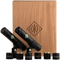 Soyuz Microphones 013 FET-MAC-B Matched Pair Small Diaphragm FET Microphones Black Finish (cardioid, omni and hypercardioid capsules, 10dB pad)