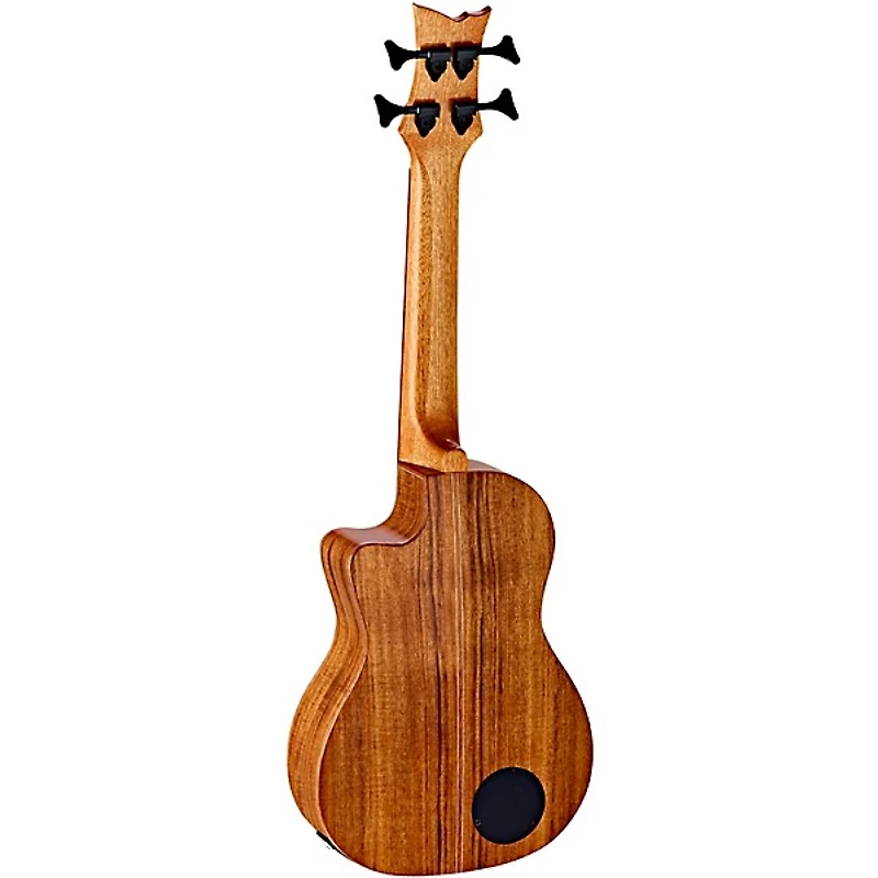 Ortega Caiman-GB-GB Lizard Series Acoustic-Electric Ukulele-Bass Gloss Natural