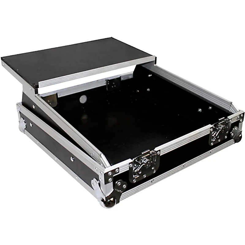 ProX 10U Top Mount 19" Slanted Mixer Case 10 RU Space Black