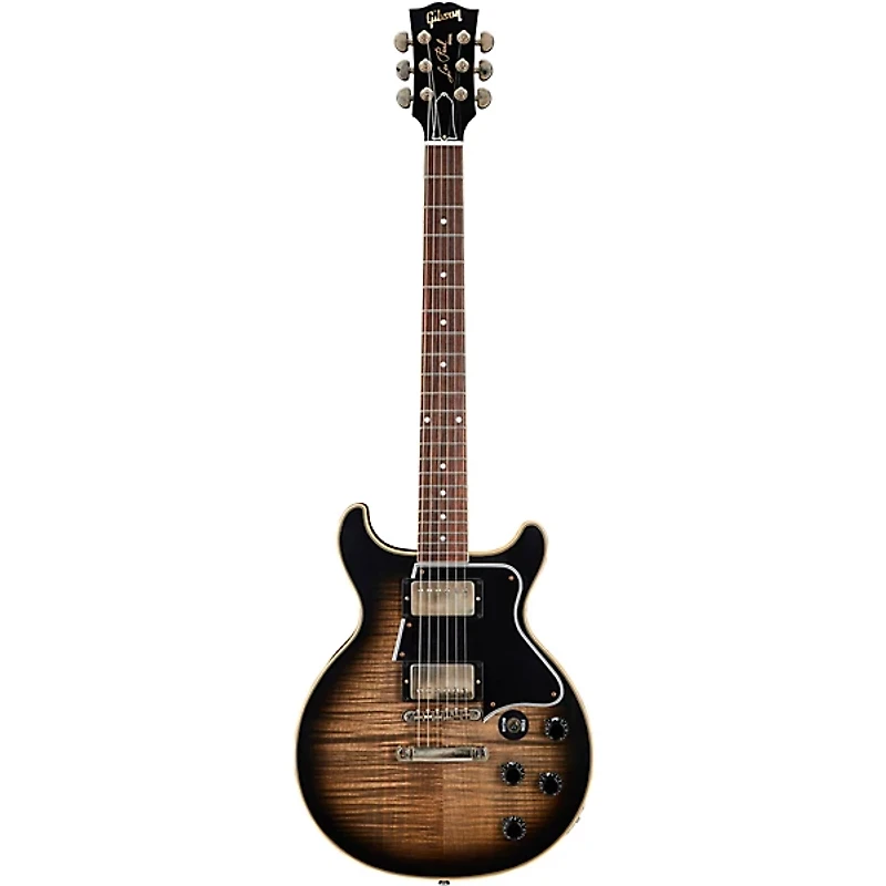 Gibson Custom Les Paul Special Double-Cut Figured Maple Top VOS Electric Guitar Cobra Burst