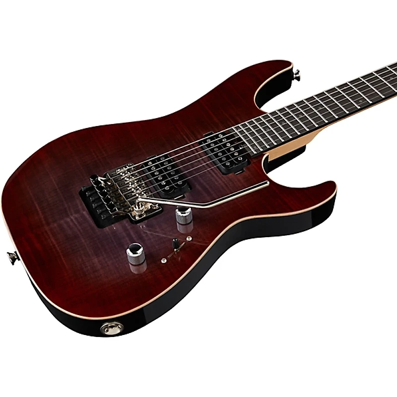 Friedman Noho 24 Electric Guitar Black Cherry Trans