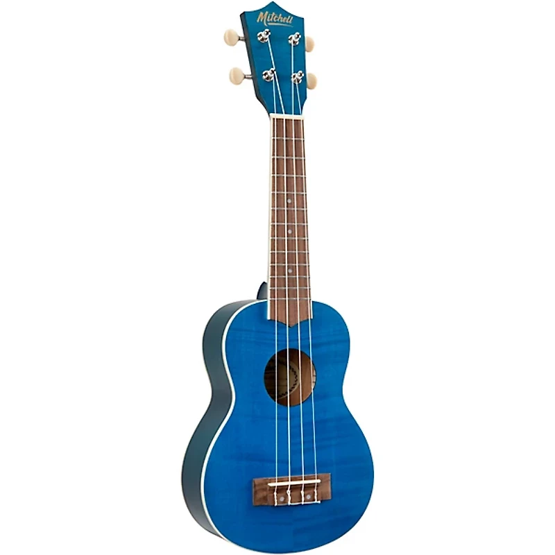 Mitchell MU45F Exotic Soprano Ukulele Flamed Maple