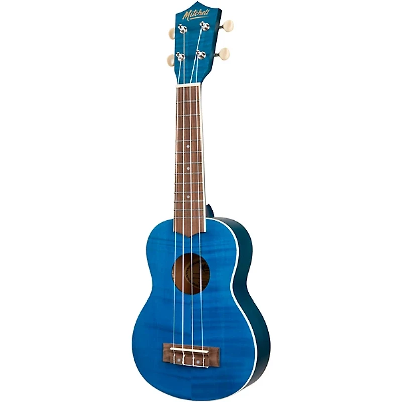 Mitchell MU45F Exotic Soprano Ukulele Flamed Maple