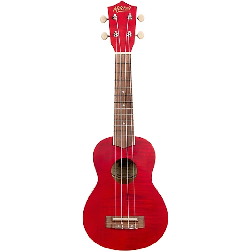 Mitchell MU45F Exotic Soprano Ukulele Flamed Maple