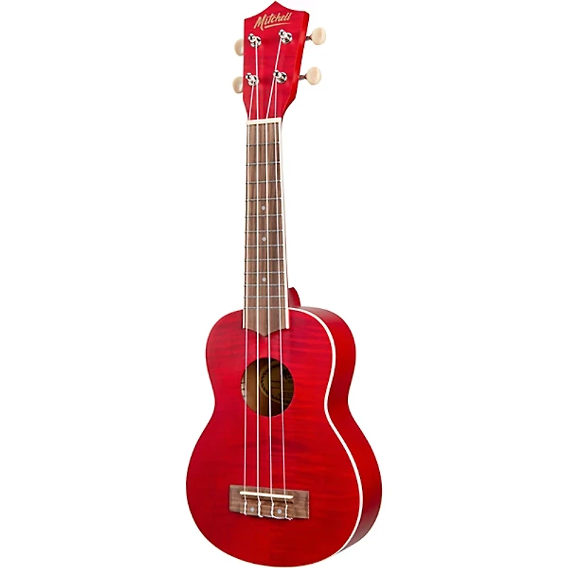 Mitchell MU45F Exotic Soprano Ukulele Flamed Maple