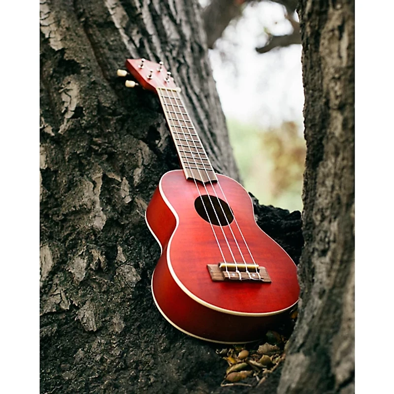 Mitchell MU45F Exotic Soprano Ukulele Flamed Maple