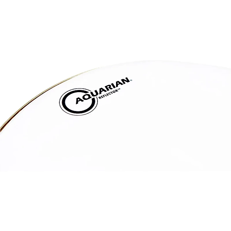 Aquarian Ice White Reflector Drum Head