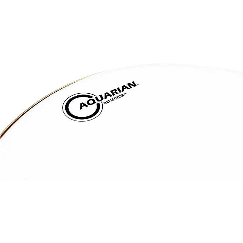 Aquarian Ice White Reflector Drum Head