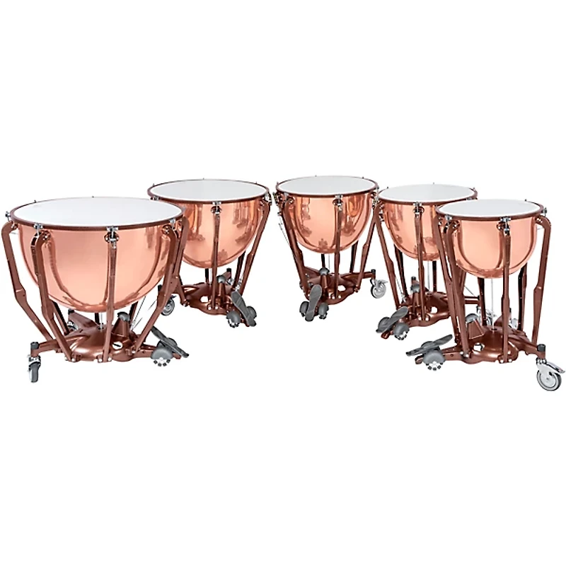 Ludwig Standard Series Polished Copper Timpani Set with Gauge