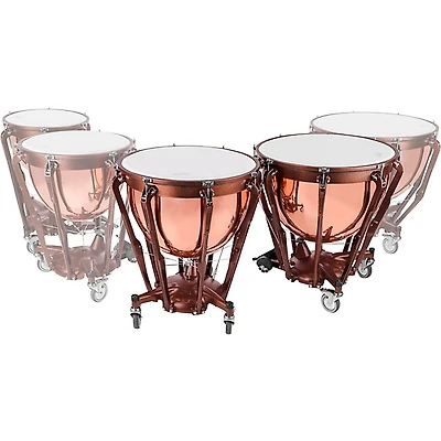 Ludwig Professional Series Polished Copper Timpani Set with Gauge