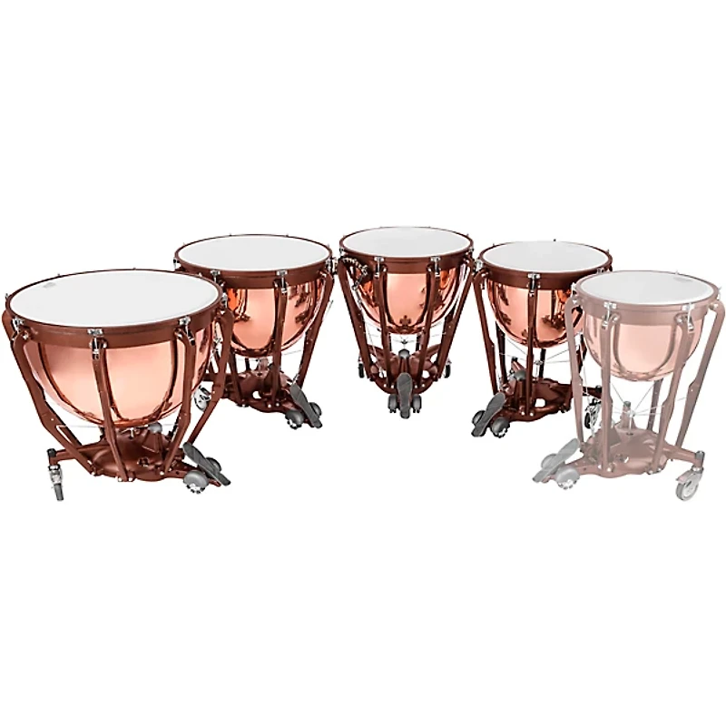 Ludwig Professional Series Polished Copper Timpani Set with Gauge