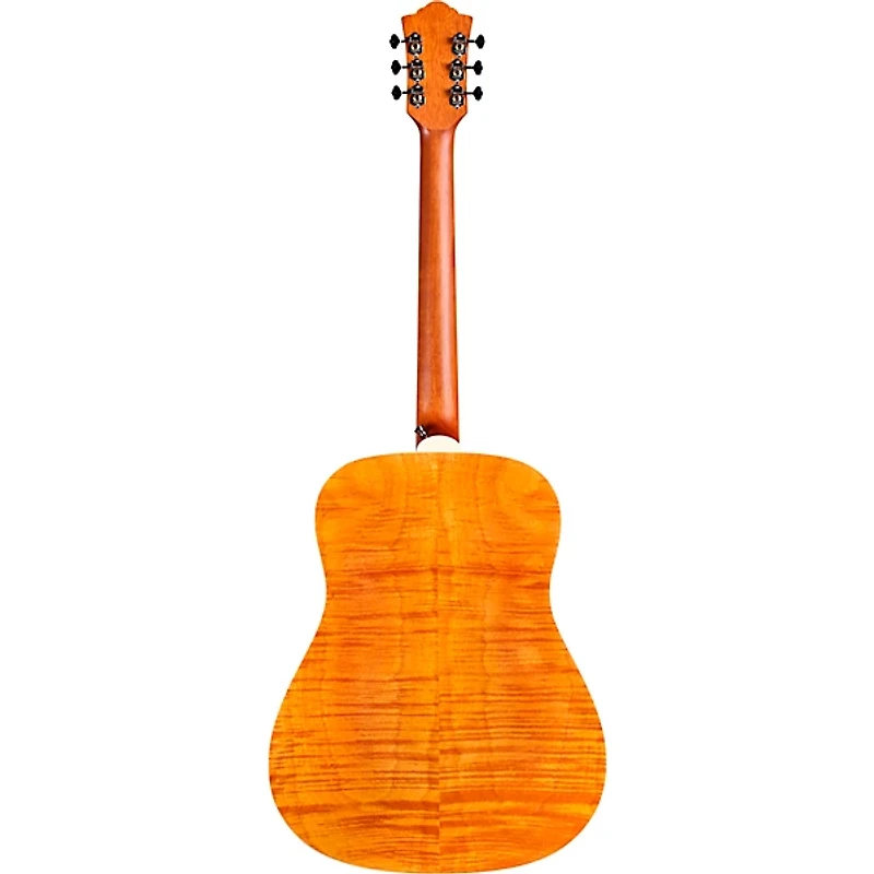 Guild D-240E Flamed Mahogany Dreadnought Acoustic-Electric Guitar Natural