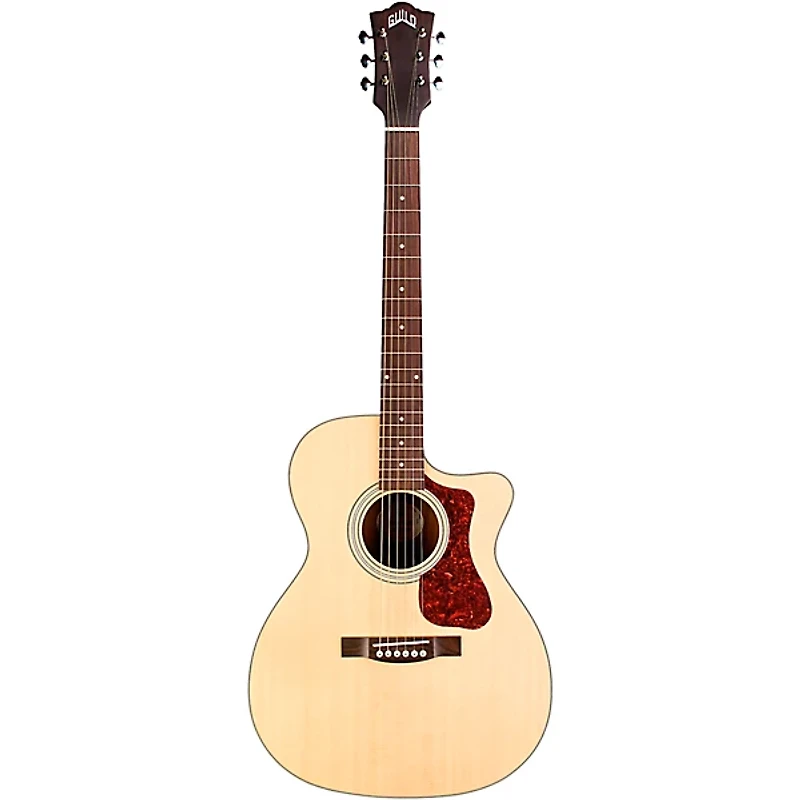 Guild OM-240CE Orchestra Cutaway Acoustic-Electric Guitar Natural