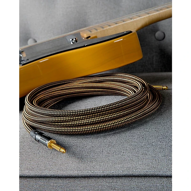Livewire Signature Guitar Cable Straight/Straight Black and Yellow 20 ft.