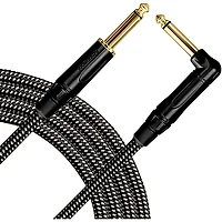 Livewire Signature Guitar Cable Straight/Angle Black and Gray 20 ft.