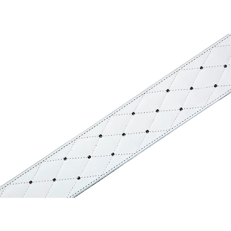 Levy's MG26DS 2.5'' White Garment Leather Guitar Strap