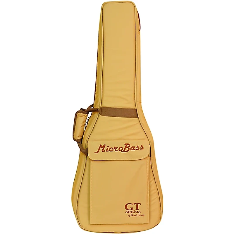 Restock Gold Tone 23-Inch Scale Left-Handed Acoustic-Electric MicroBass with Gig Bag