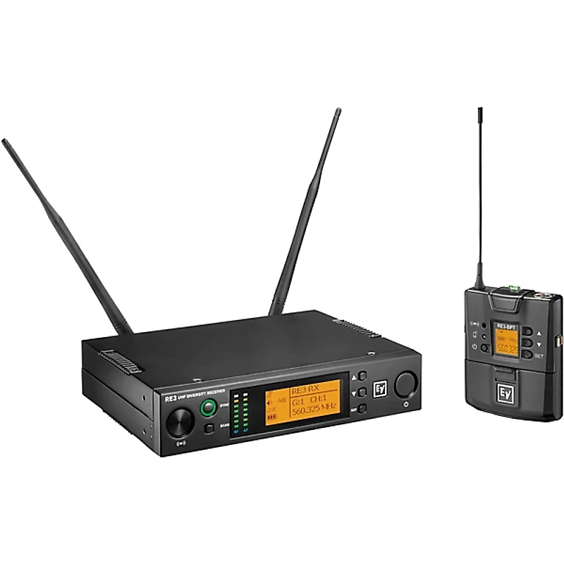 Electro-Voice RE3 Wireless Bodypack Set, No Input Device