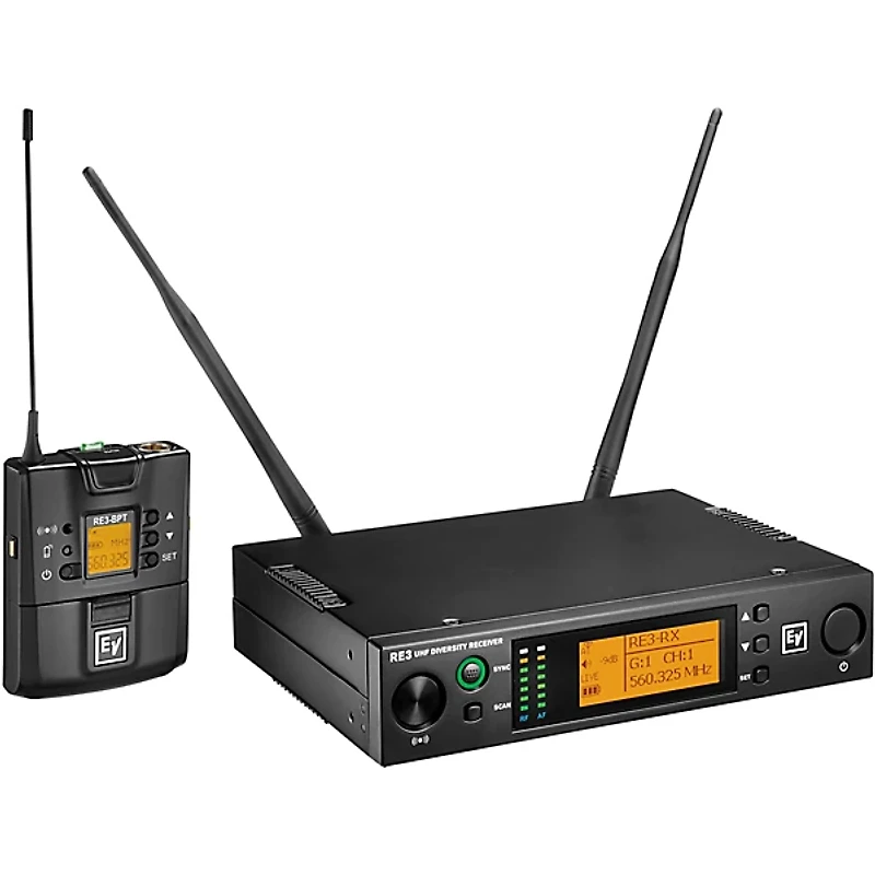 Electro-Voice RE3 Wireless Bodypack Set, No Input Device