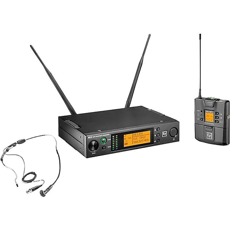 Electro-Voice Bodypack Set Headworn Mic