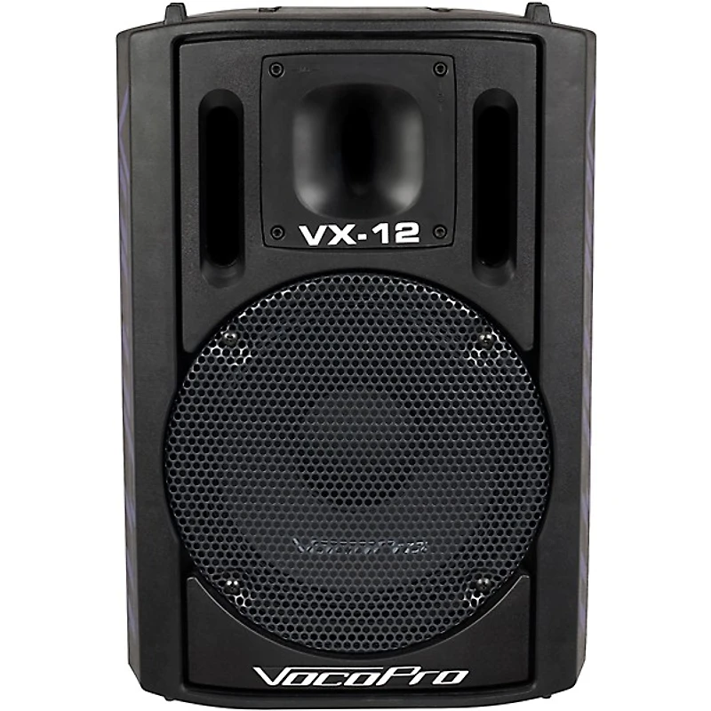 VocoPro VX-12 500W Karaoke Vocal Passive Speaker 12 in. Black