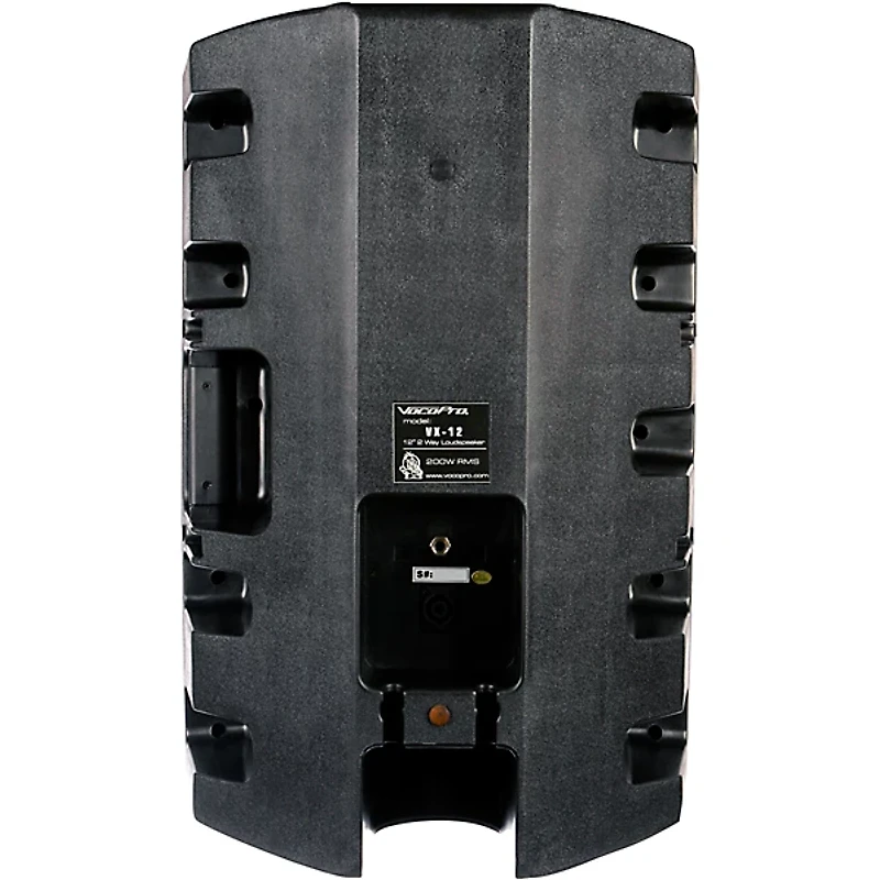 VocoPro VX-12 500W Karaoke Vocal Passive Speaker 12 in. Black