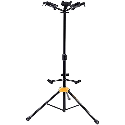 Hercules GS432B PLUS Universal Auto Grip Triple Guitar Stand With Foldable Backrest