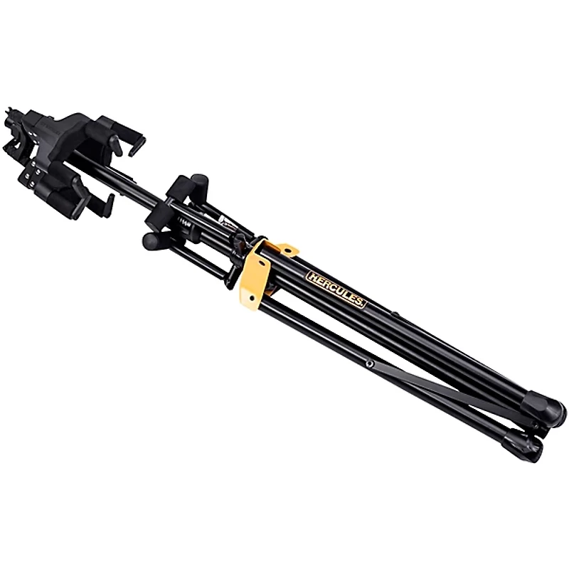 Hercules GS432B PLUS Universal Auto Grip Triple Guitar Stand With Foldable Backrest