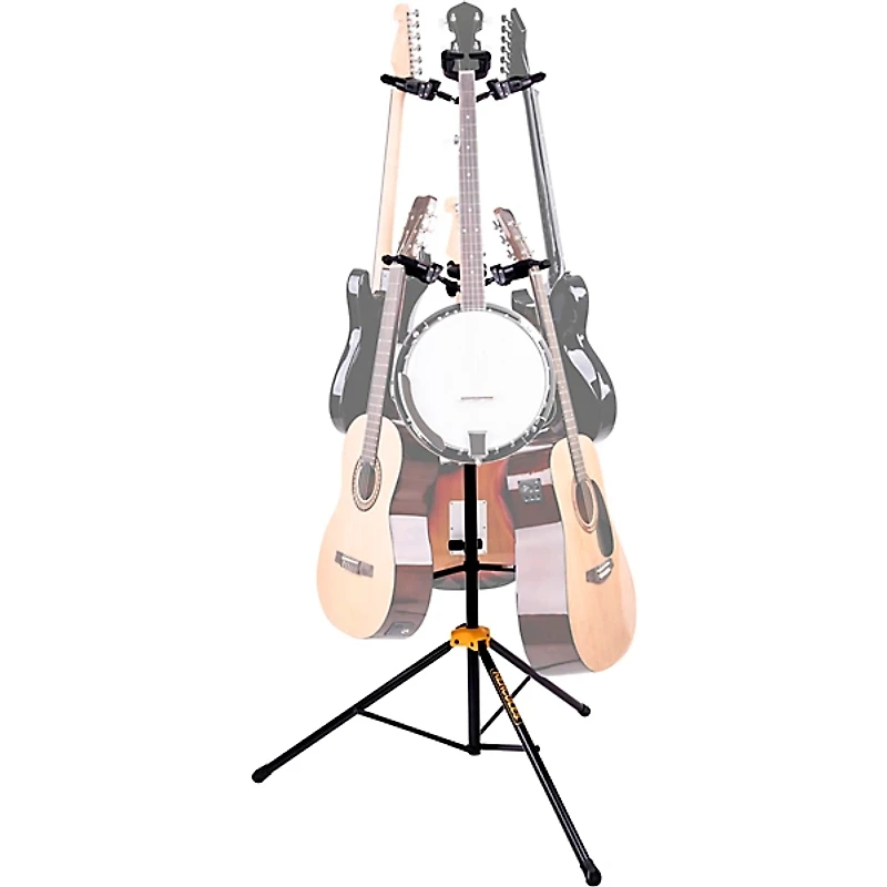 Hercules GS526B PLUS Universal 6-Piece Guitar Auto Grip Display Stand