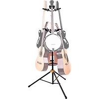 Hercules GS526B PLUS Universal 6-Piece Guitar Auto Grip Display Stand