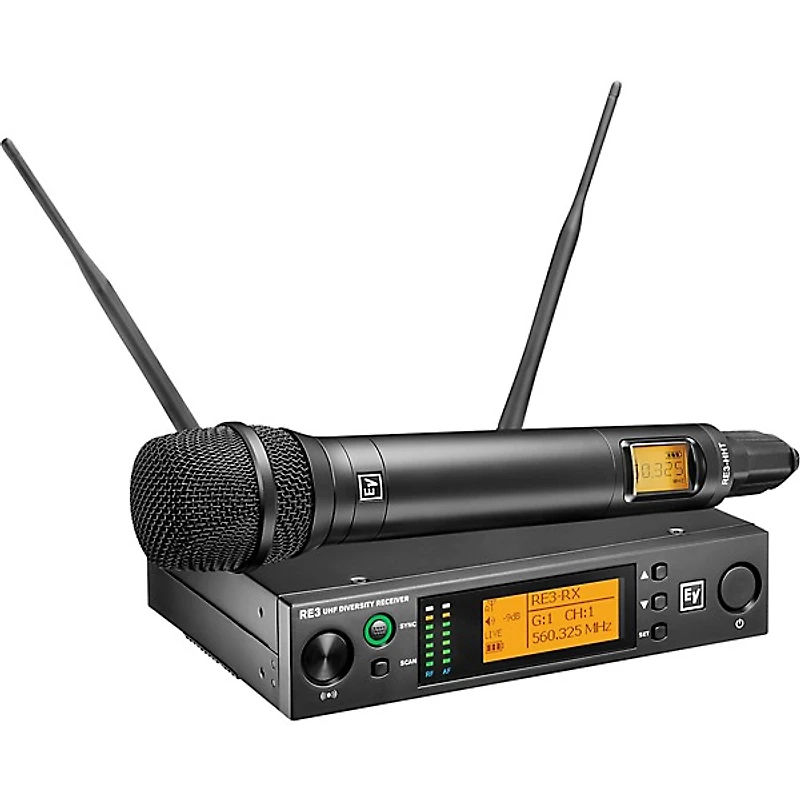Electro-Voice RE3 Wireless Handheld Set With RE420 Dynamic Supercardioid Vocal Microphone Head