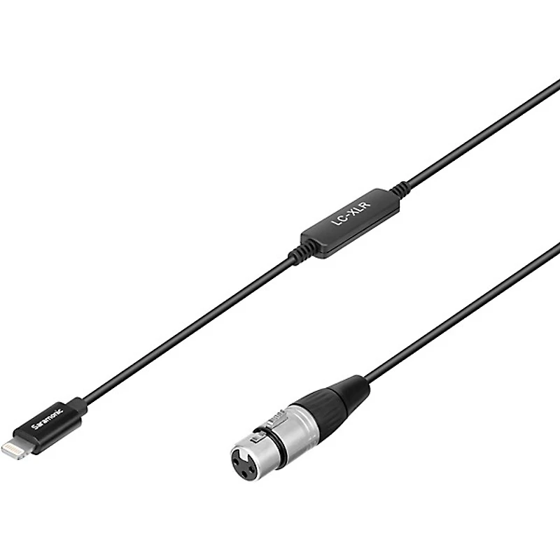 Saramonic LC-XLR Cable Interface With XLR-F to Apple Lightning