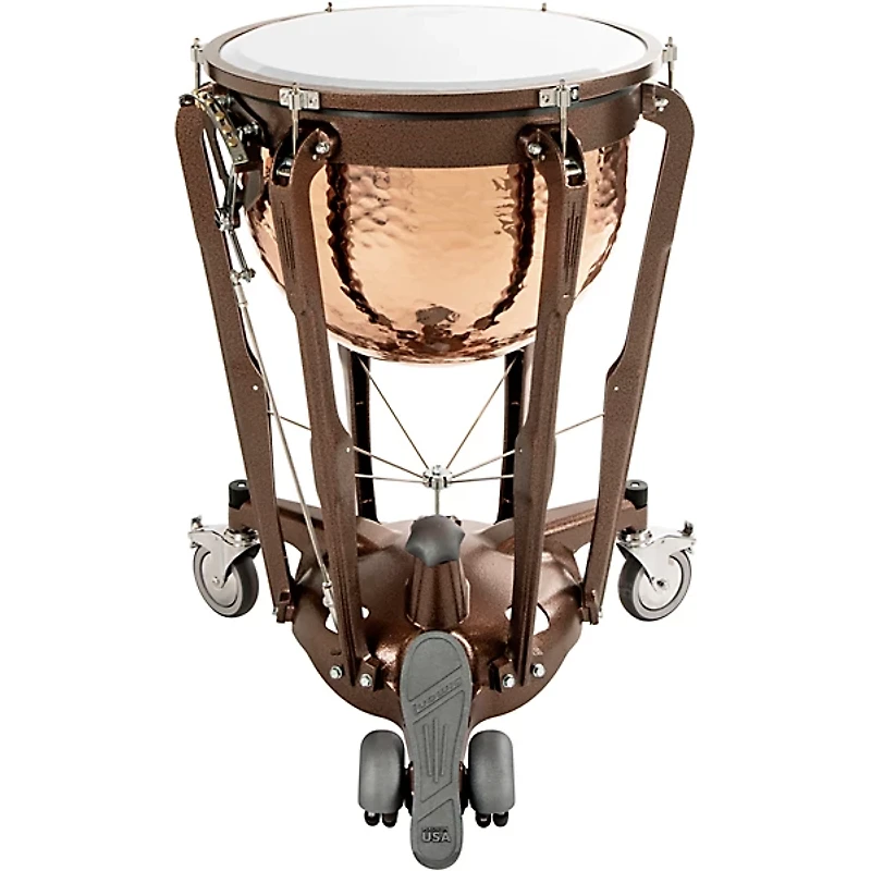 Ludwig Professional Series Hammered Copper Timpani with Gauge