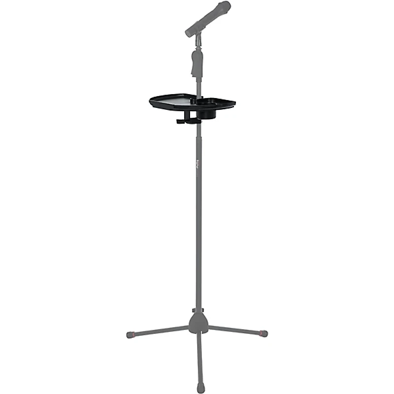 Gator GFW-MICACCTRAY Frameworks Extra Large Microphone Stand Accessory Tray with Drink Holder and Guitar Pick Tab