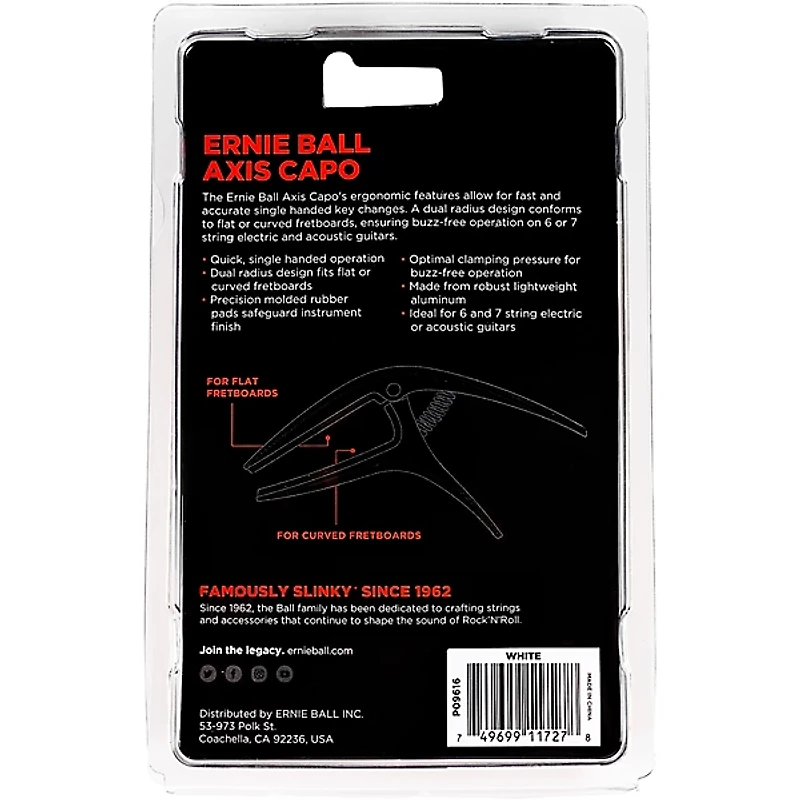 Ernie Ball Axis Capo -