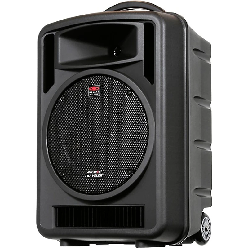 Galaxy Audio TV10-C010H000G Galaxy Audio Traveler 10 Portable PA System With CD Player, One Wireless Receiver, And One Handheld Microphone