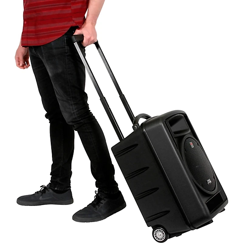 Galaxy Audio TV10-C010H000G Galaxy Audio Traveler 10 Portable PA System With CD Player, One Wireless Receiver, And One Handheld Microphone