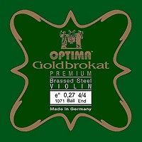 Optima Goldbrokat Premium Series Brassed Steel Violin E String