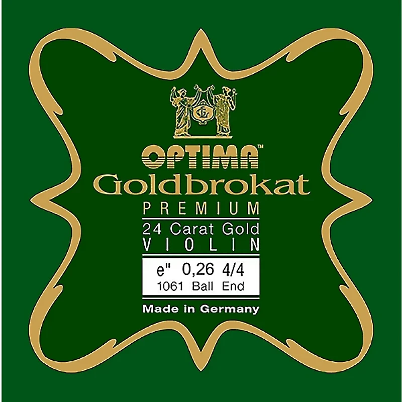 Optima Goldbrokat Premium 24K Gold Plated Steel Violin E String